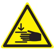 Crush hazard