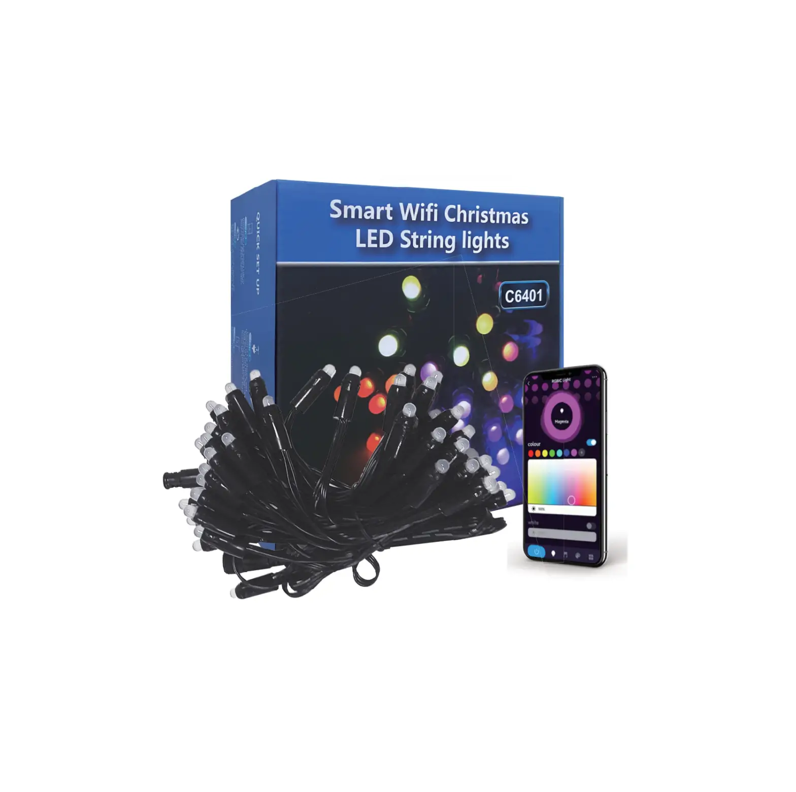 Shenzhen Jindian Zhiguang Lighting C6401 Smart Wifi Christmas Led String Lights User Manual Shenzhen Jindian Zhiguang Lighting C6401 Smart Wifi Christmas Led String Lights User Manual