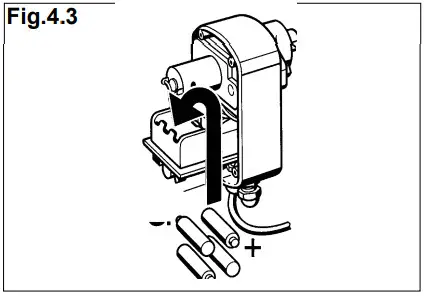 resideo Z74A Braukmann - Insert the batteries