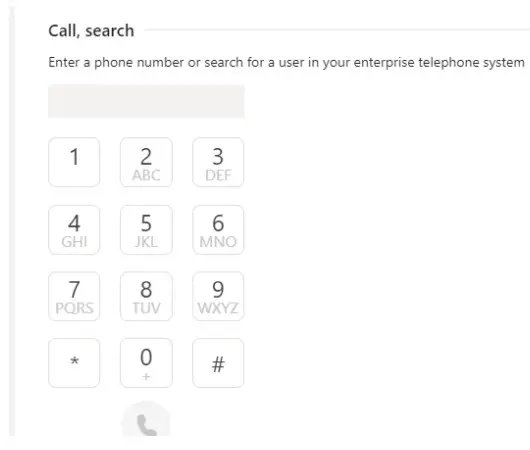 Alcatel-Lucent Rainbow Connector for Microsoft Teams - call search