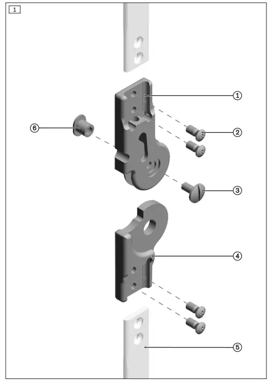 ottobock 17B95 17B96 Knee Joint Modular - Fig