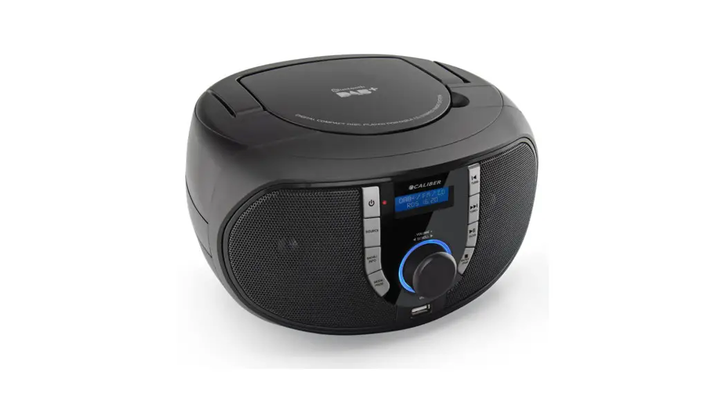 Caliber Dab + Digital Compact Disc Player Portable Cd Stereo Radio System User Guide