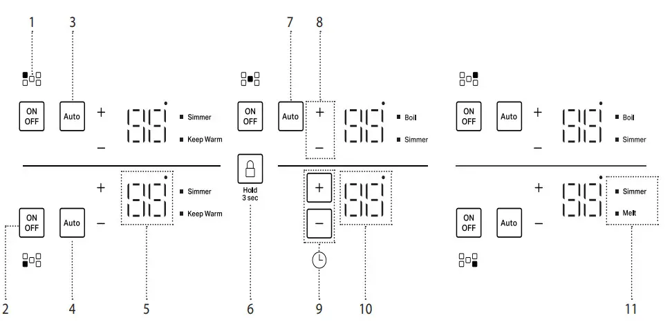 KitchenAid KCIG556JSS Electric Induction Cooktop - Figure 2