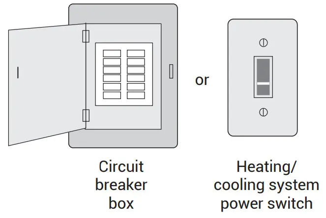 resideo RTH8500WF Wi-Fi Touchscreen - Circuit
