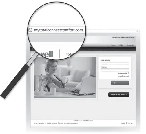 resideo RTH8500WF Wi-Fi Touchscreen - Connect Comfort