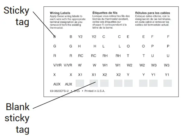 resideo RTH8500WF Wi-Fi Touchscreen - Sticky