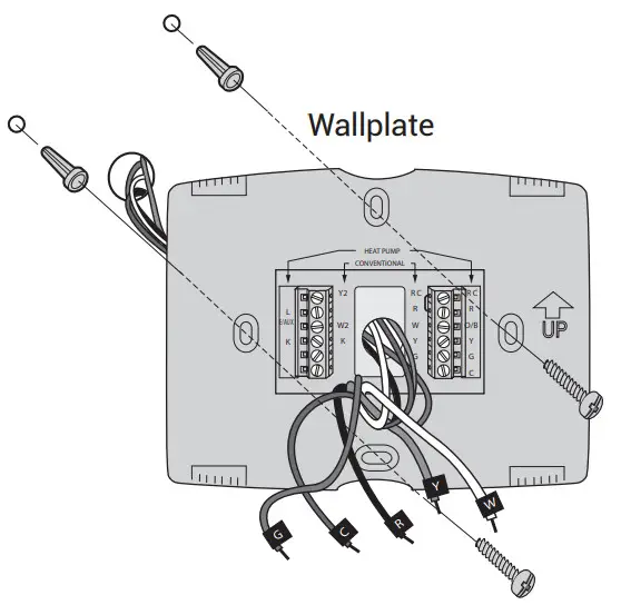 resideo RTH8500WF Wi-Fi Touchscreen - Wallplate3