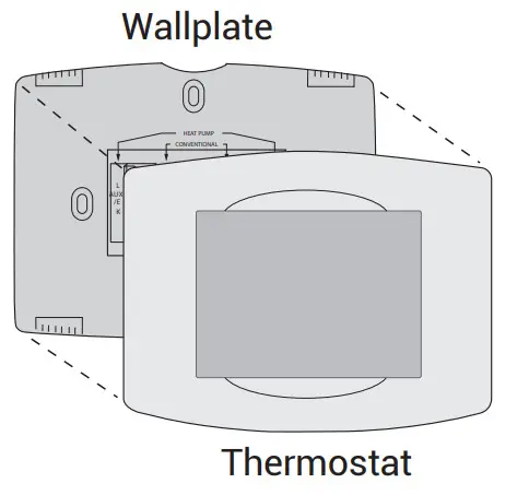 resideo RTH8500WF Wi-Fi Touchscreen - wallplate