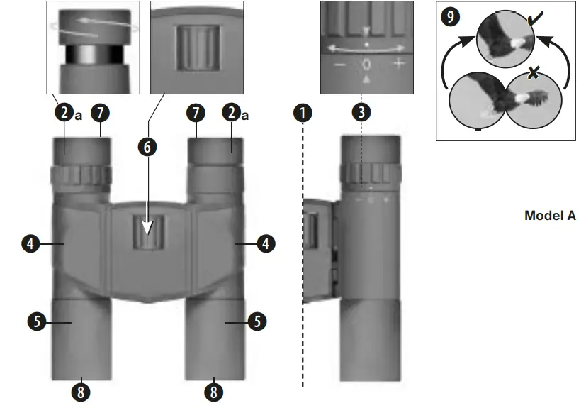BRESSER 24489 Corvette 10x24 Compact Binoculars-1