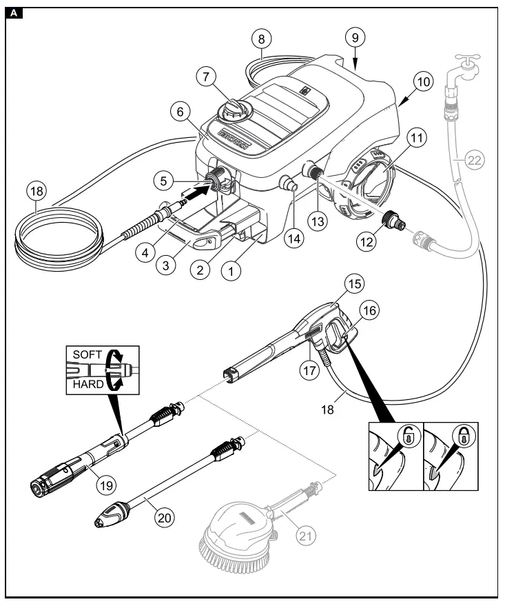 KARCHER K 4 Compact Pressure Washer fig 1