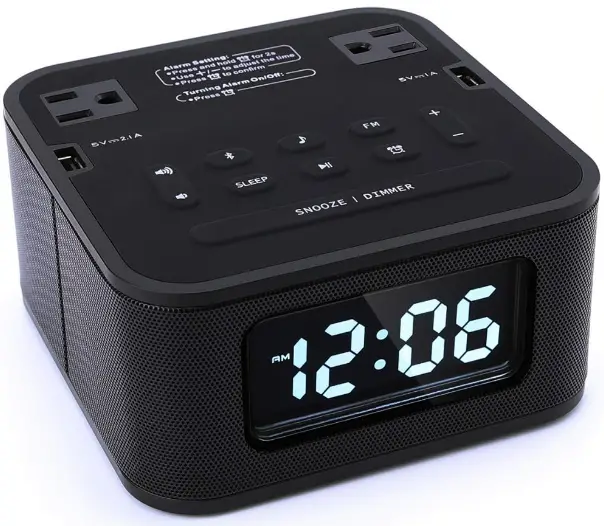 Homtime-S1-AC-Clock-Radio-with-Bluetooth-Speaker-and-Power-Outlets-PRODUCT