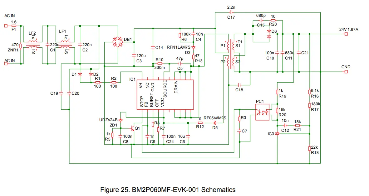 ROHM-BM2P060MF-EVK-001-Isolation-Fly-Back-Converter-PWM-Method-Output-40W-24V-Evaluation-Board-FIG-17