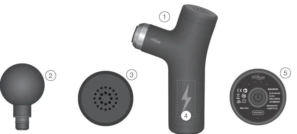 bodisure BMG MINI Massage Gun Mini 2