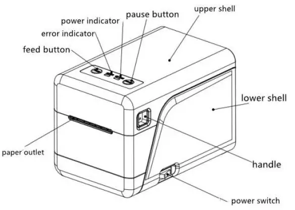 SPRT SP-TL26 Thermal Label Printer-1