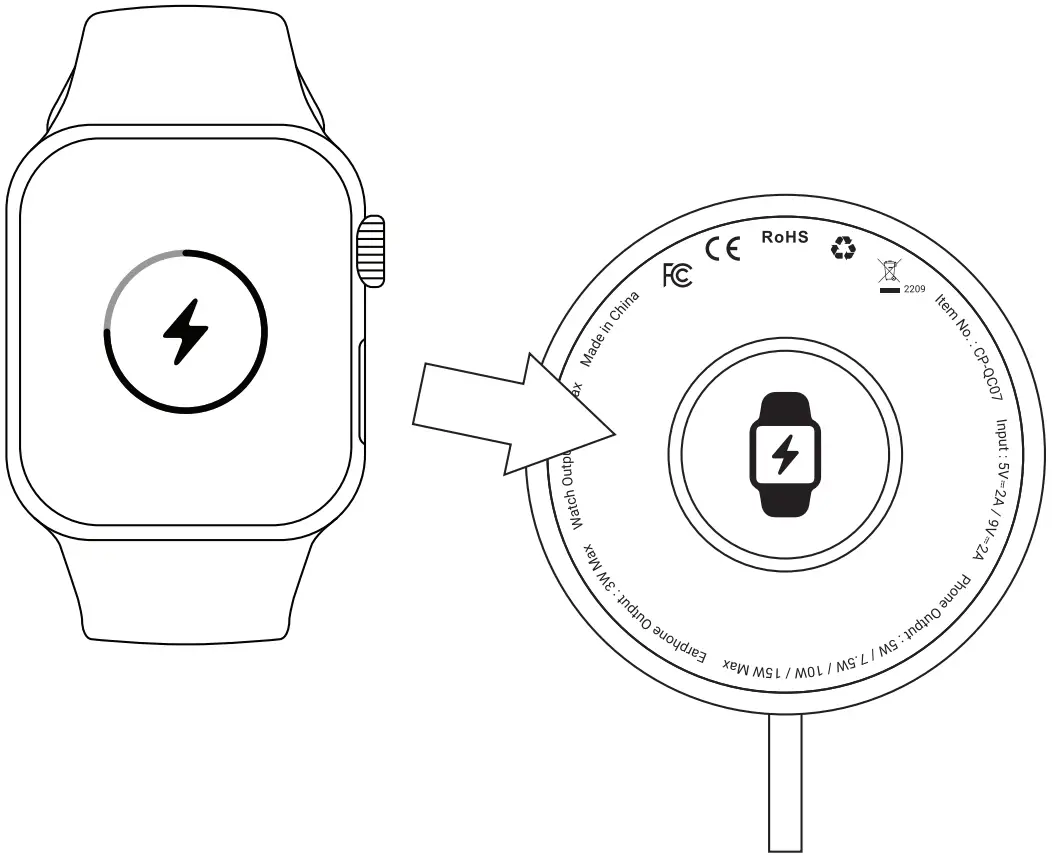 Charging Smart Watch