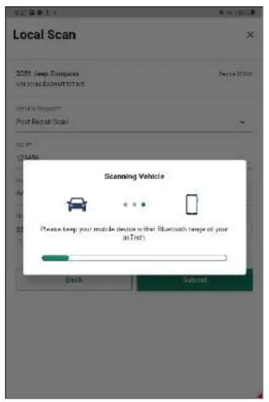 Bluetooth has successfully
connected,