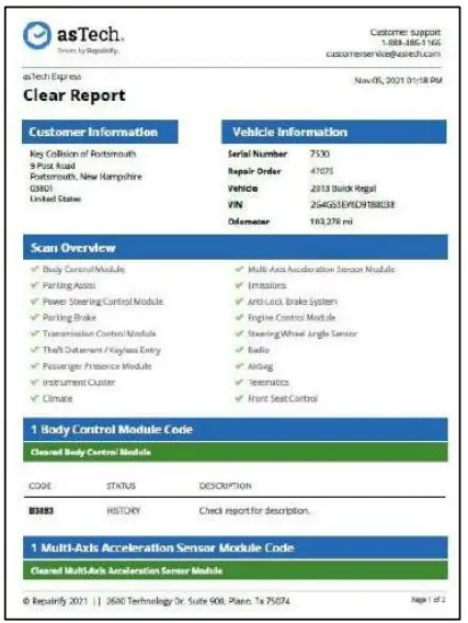 Clear Codes Report