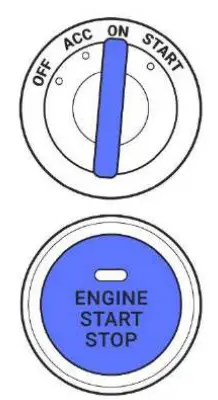 Set the vehicle ignition