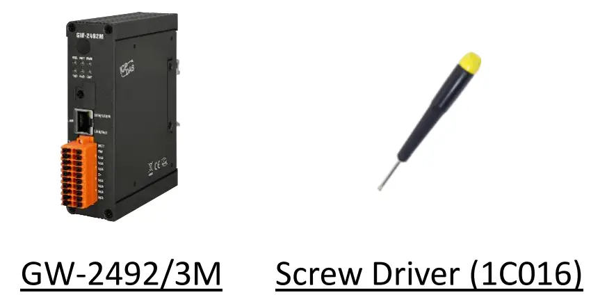 ICP DAS GW-2492M BACnet IP to Modbus RTU Gateway -