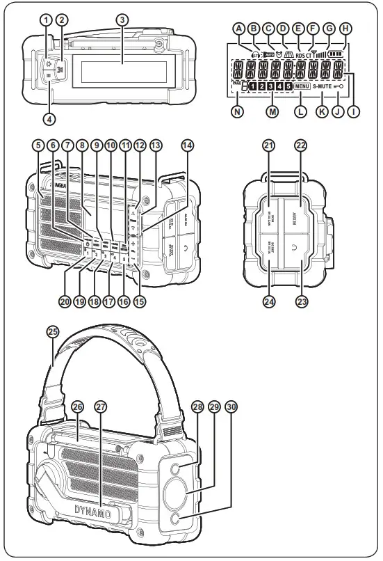 SANGEAN MMR-99 Portable Radio - 1