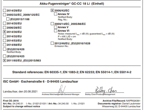 Einhell-GC-CC-18 Li-Cordless-Paving-Scraper-Instruction-FIG-16