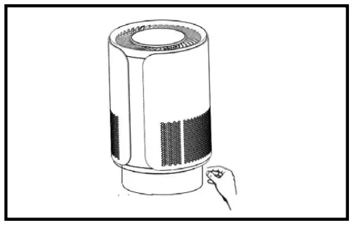 MEDIFYAIR MA 18 Portable Air Purifier - Remove the filter