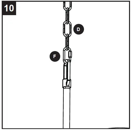 PROJECT SOURCE 42655 3-Light Chandelier 15