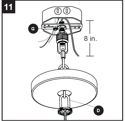 PROJECT SOURCE 42655 3-Light Chandelier 16