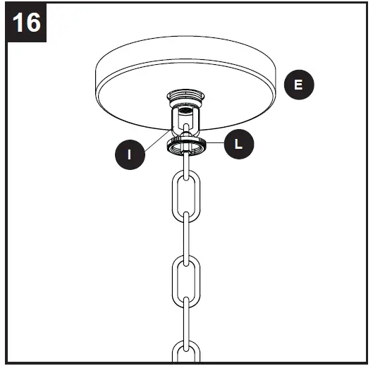 PROJECT SOURCE 42655 3-Light Chandelier 21