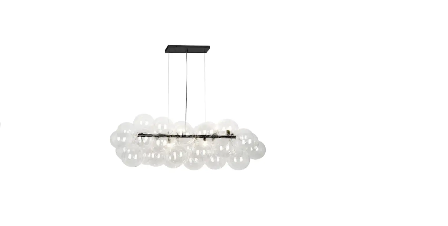 Dainolite Cmt-418hp Comet 10 Light Black Modern/contemporary Chandelier Instruction Manual