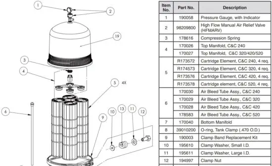 FIG 22 REPLACEMENT PARTS