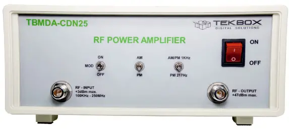 TEKBOX-TBMDA-CDN25-Modulated-Wideband-Power-Amplifier-PRO
