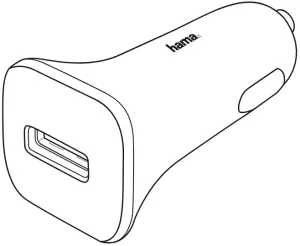 hama 00188300 Car Charger, USB-A, QC 3.0, 2.0