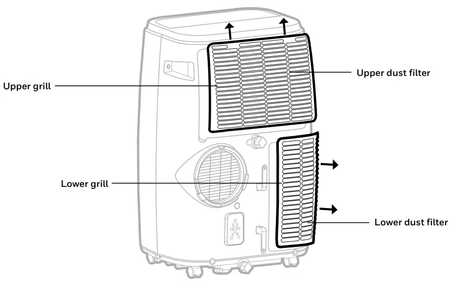 Honeywell HT09CESAWK 9000 BTU Portable Air Conditioner - Fig 14