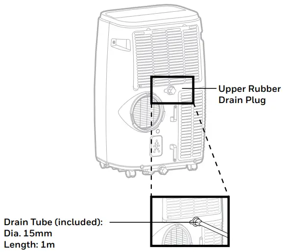 Honeywell HT09CESAWK 9000 BTU Portable Air Conditioner - Fig 16