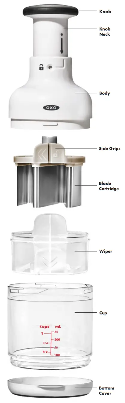 oxo B0002YTFU0 Grips Chopper