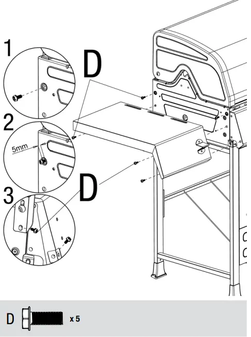 BACKYARD GRILL GBC1646WRBD C Outdoor LP Gas Barbecue Grill-fig12