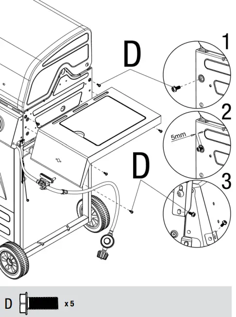 BACKYARD GRILL GBC1646WRBD C Outdoor LP Gas Barbecue Grill-fig13