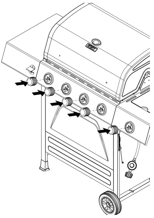 BACKYARD GRILL GBC1646WRBD C Outdoor LP Gas Barbecue Grill-fig16