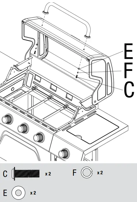 BACKYARD GRILL GBC1646WRBD C Outdoor LP Gas Barbecue Grill-fig17