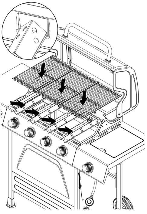 BACKYARD GRILL GBC1646WRBD C Outdoor LP Gas Barbecue Grill-fig18
