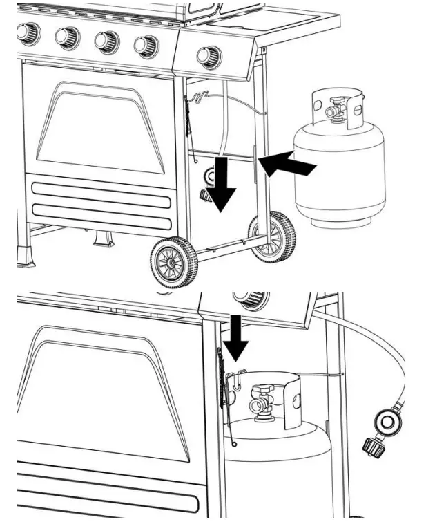 BACKYARD GRILL GBC1646WRBD C Outdoor LP Gas Barbecue Grill-fig22