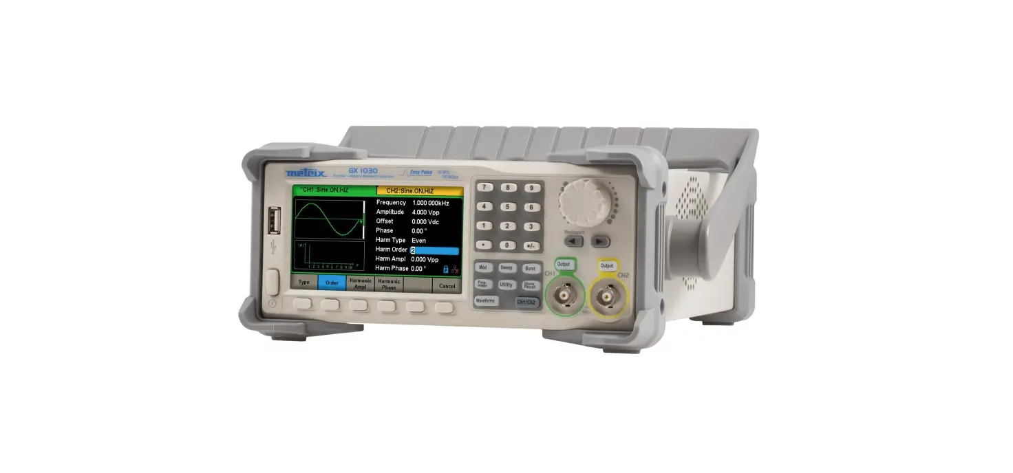 Metrix Gx-1030 Function-arbitrary Waveform Generator User Guide Metrix Gx-1030 Function-arbitrary Waveform Generator User Guide