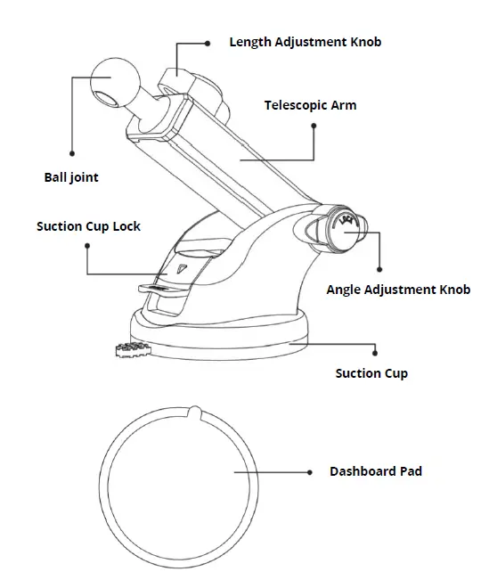torras-X002M8ZZEF-3-3-in-1-Dashboard-Windshield-Air-Vent-Car-Mount-Holder-fig-2