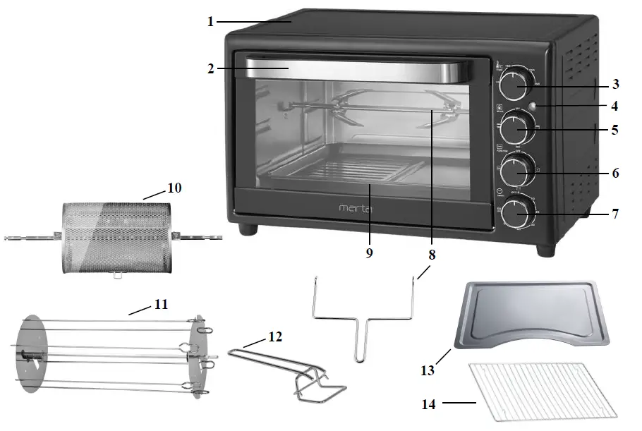 marta-MT --4261-Electric-Oven-FIG-1