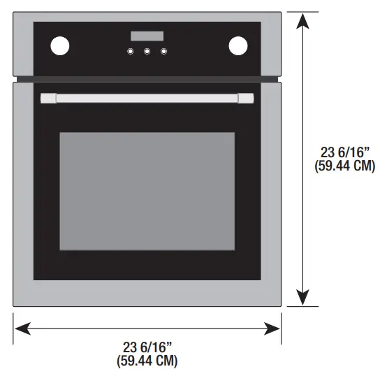 FORTE F24WOCVSS 24 Inch lectric Wall Oven - Fig2