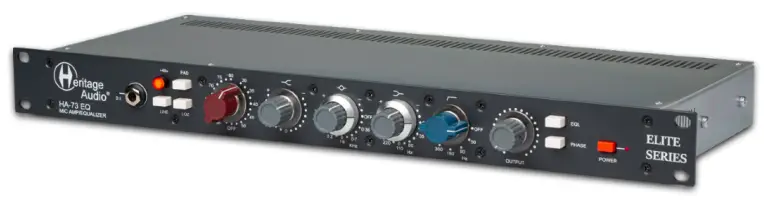 Heritage Audio HA-73 EQ Mono Channel Class A Microphone Preamp 3 Band EQ