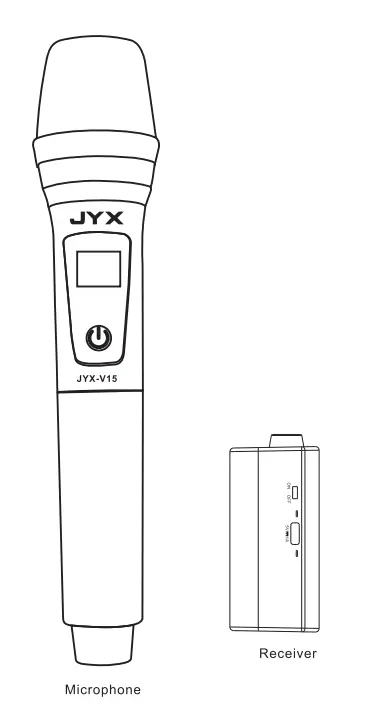 JYX-V15 Chargable Wireless Microphone