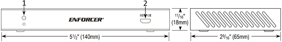ENFORCER MVE-AH1H1-42YQ 4K Enhanced HDMI Long Range Extender 1