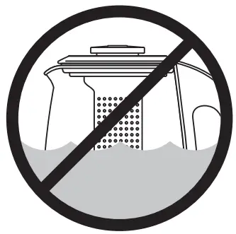 Sage BTM600 Smart Tea Infuse - exterior of glass jug